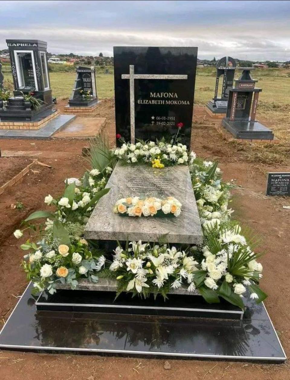 Double Headstone memorial